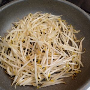 かるく火をとおしたもやし