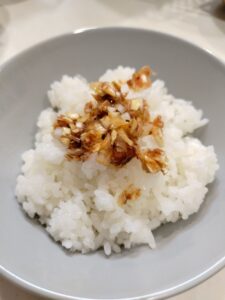 ネギ鰹節onごはん